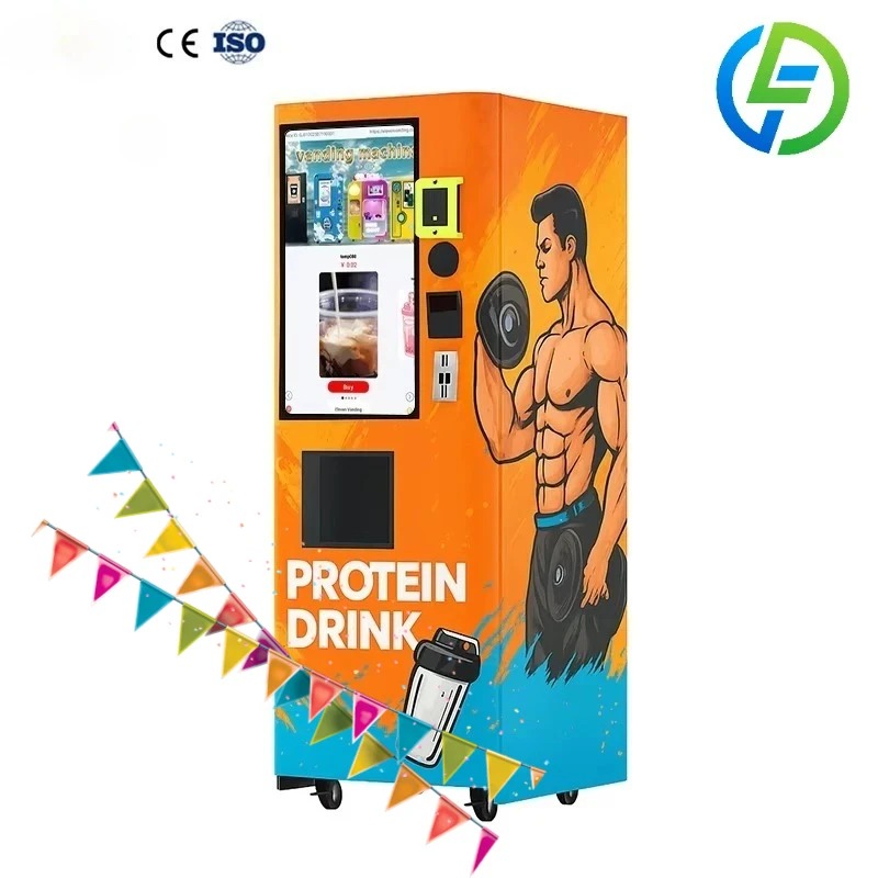 The Nutrition Fitness - آلة بيع هز البروتين الأوتوماتيكية المخصصة،