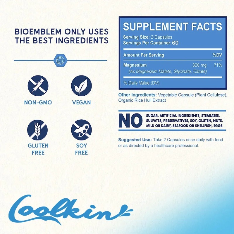 مكمل المغنيسيوم المركب - جليسي - مراجعة Magnesium Glycinate Capsule وسعره