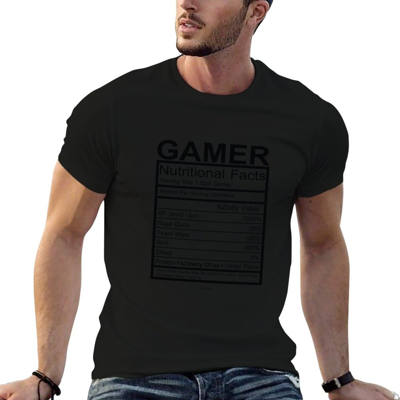 تي شيرت Gamer Nutritional Fact - مراجعة T Nutrition Fitness وسعره