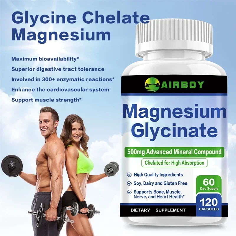 مغنيسيوم جلايسينات 500 ملغ - م - مراجعة Magnesium Glycinate Capsule وسعره