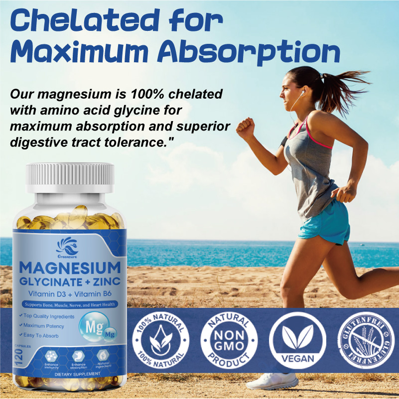 المكملات المعدنية والمغنيسيوم  - مراجعة Magnesium Glycinate Capsule وسعره